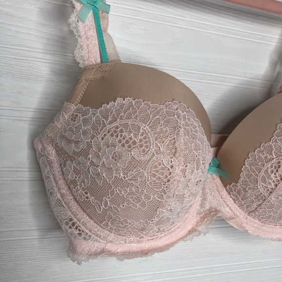 Victoria’s Secret Dream Angels Bra Lined Demi Mint DD - Picture 5 of 15